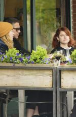 JESSIE BUCKLEY Out for Lunch at Il Buco Restaurant in New York 04/29/2019