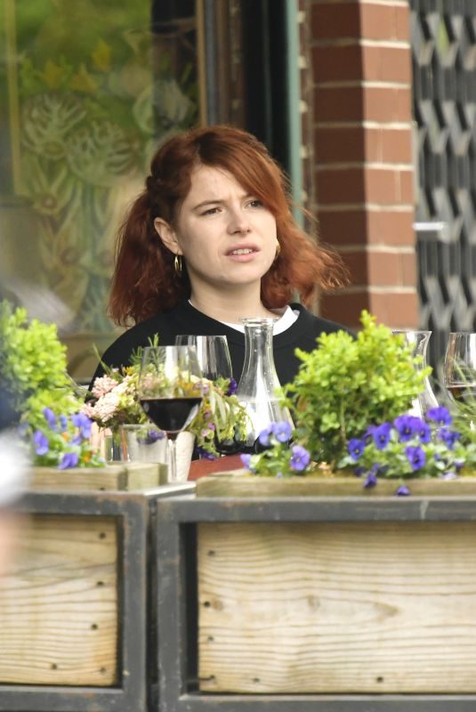 JESSIE BUCKLEY Out for Lunch at Il Buco Restaurant in New York 04/29/2019