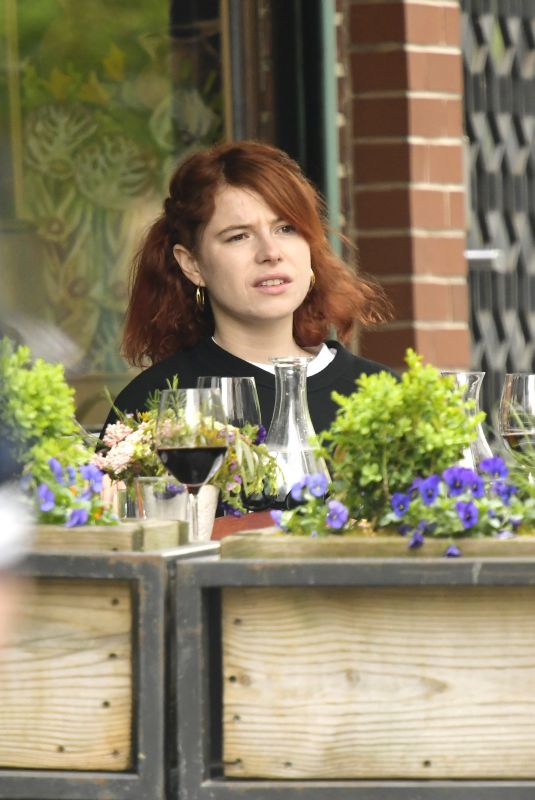 JESSIE BUCKLEY Out for Lunch at Il Buco Restaurant in New York 04/29/2019