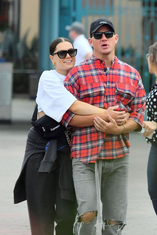 JESSIE J and Channing Tatum Out at Disneyland 05/15/2019