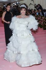 JOAN COLLINS at 2019 Met Gala in New York 05/06/2019