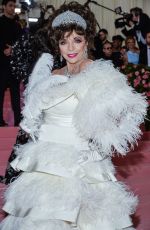 JOAN COLLINS at 2019 Met Gala in New York 05/06/2019