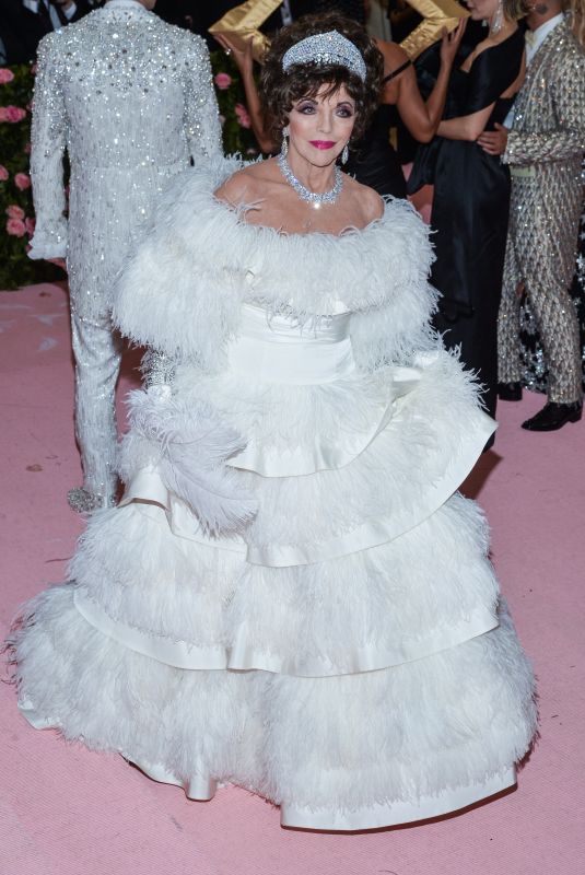 JOAN COLLINS at 2019 Met Gala in New York 05/06/2019