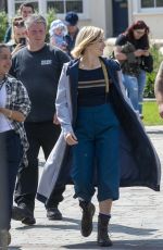JODIE WHITTAKER on the Set of Dr Who in Gloucester 05/23/2019