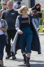 JODIE WHITTAKER on the Set of Dr Who in Gloucester 05/23/2019