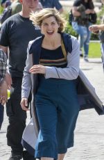 JODIE WHITTAKER on the Set of Dr Who in Gloucester 05/23/2019