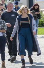 JODIE WHITTAKER on the Set of Dr Who in Gloucester 05/23/2019