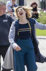 JODIE WHITTAKER on the Set of Dr Who in Gloucester 05/23/2019