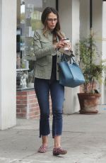 JORDANA BREWSTER Out for Coffee in Brentwood 05/23/2019