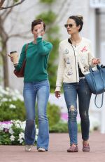JORDANA BREWSTER Out with a Friend in Los Angeles 05/13/2019