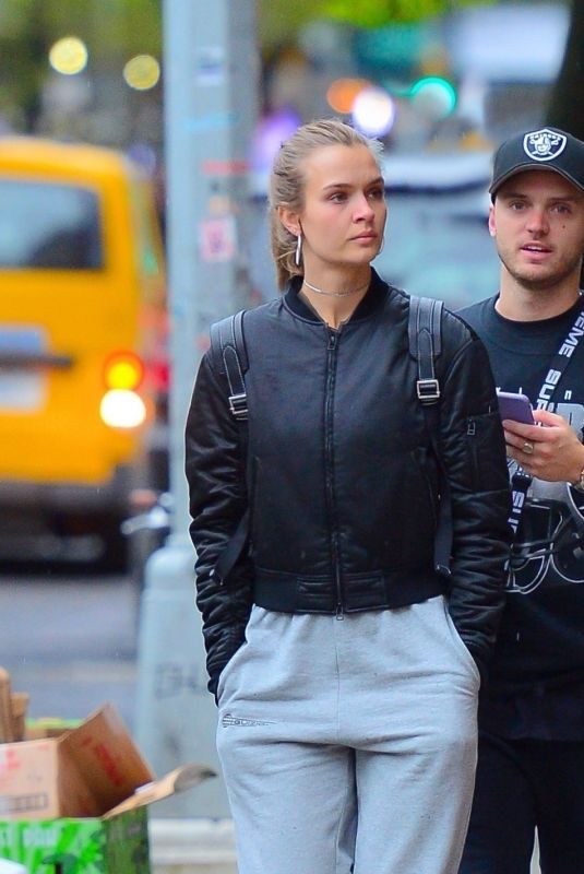 JOSEPHINE SKRIVER and Alexander Deleon Out Shopping in New York 05/09/2019