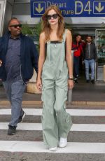 JOSEPHINE SKRIVER at Nice Airport in France 05/18/2019