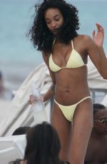 JOURDAN DUNN in Bikini at a Beach in Miami 05/12/2019