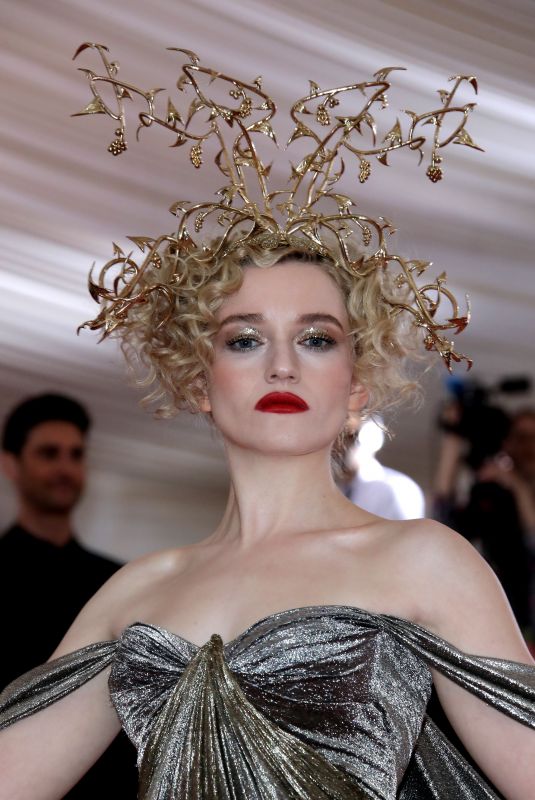JULIA GARNER at 2019 Met Gala in New York 05/06/2019