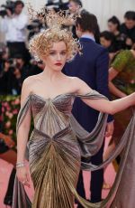 JULIA GARNER at 2019 Met Gala in New York 05/06/2019