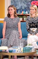 JULIA STILES and POPPY DELEVINGNE at This Morning Show in London 05/08/2019