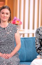 JULIA STILES and POPPY DELEVINGNE at This Morning Show in London 05/08/2019