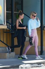 JULIANNE HOUGH and NICOLE RICHIE Leaves a Gym in Los Angeles 05/22/2019