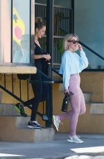 JULIANNE HOUGH and NICOLE RICHIE Leaves a Gym in Los Angeles 05/22/2019
