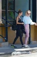 JULIANNE HOUGH and NICOLE RICHIE Leaves a Gym in Los Angeles 05/22/2019