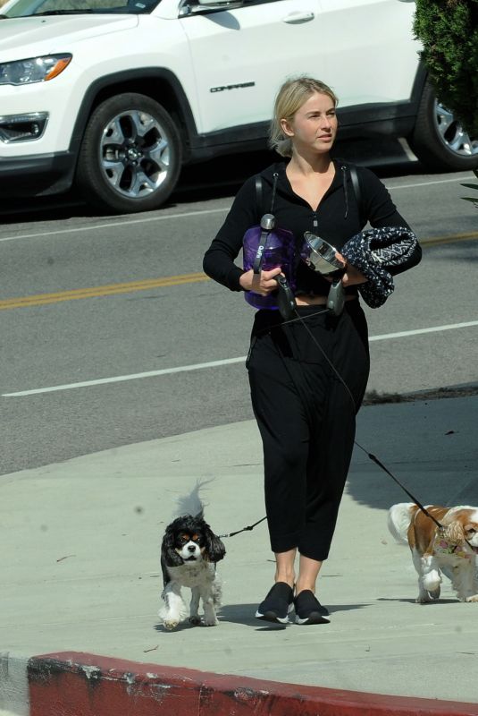 JULIANNE HOUGH at Lake Hollywood Park in Los Angeles 05/27/2019