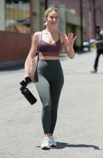 JULIANNE HOUGH Leaves a Gym in Studio City 05/27/2019