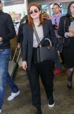 JULIANNE MOORE Arrives at Airport in Nice at Cannes Film Festival 05/13/2019