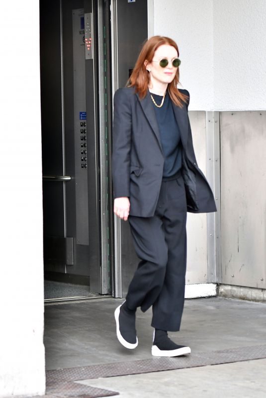 JULIANNE MOORE at LAX Airport in Los Angeles 05/09/2019
