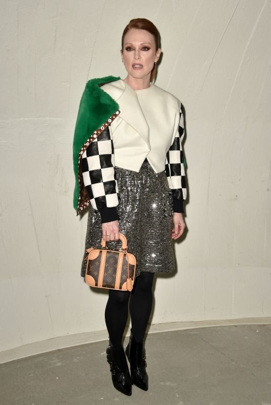 JULIANNE MOORE at Louis Vuitton Cruise 2020 Fashion Show at JFK Airport in New Yokr 05/08/2019