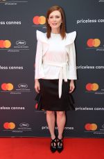 JULIANNE MOORE at Mastercard Conversation Photocall in Cannes 05/14/2019