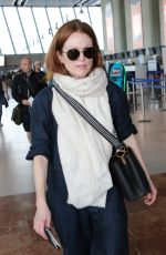 JULIANNE MOORE at Nice Airport 05/19/2019