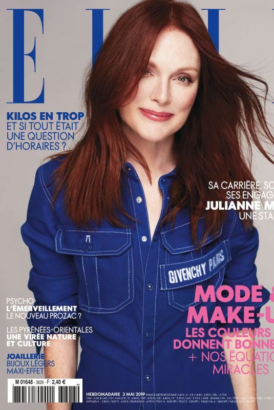 JULIANNE MOORE in Elle Magazine, France May 2019