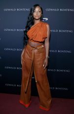 JUSTINE SKYE at Ozwald Boateng Harlem Runway Show in New York 05/05/2019