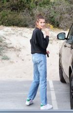 KAIA GERBER at a Photoshoot for Marc Jacobs Daisy Perfume in Malibu 05/08/2019