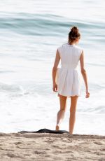 KAIA GERBER at a Photoshoot for Marc Jacobs Daisy Perfume in Malibu 05/08/2019