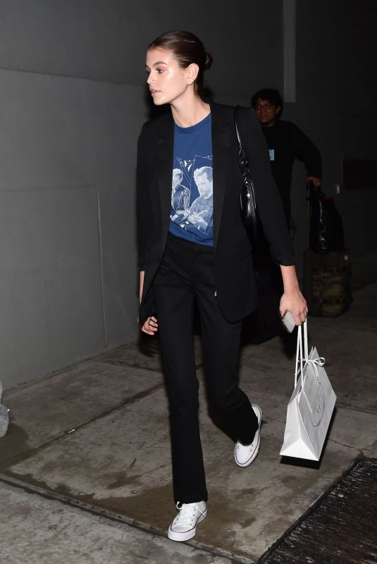 KAIA GERBER Leaves Prada Fashion Show in New York 05/02/2019