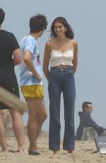KAIA GERBER Out at a Beach in Malibu 05/18/2019