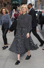 KALEY CUOCO Arrives at Late Show with Stephen Colbert in New York 05/16/2019