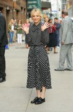 KALEY CUOCO Arrives at Late Show with Stephen Colbert in New York 05/16/2019
