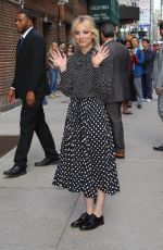 KALEY CUOCO Arrives at Late Show with Stephen Colbert in New York 05/16/2019