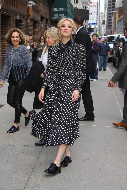 KALEY CUOCO Arrives at Late Show with Stephen Colbert in New York 05/16/2019