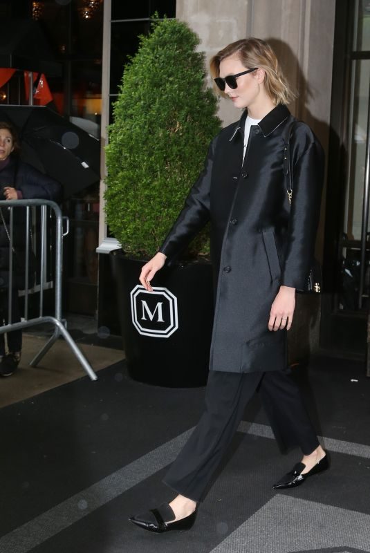 KARLIE KLOSS Leaves Marks Hotel in New York 05/05/2019