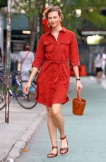 KARLIE KLOSS Out and About in New York 05/20/2019