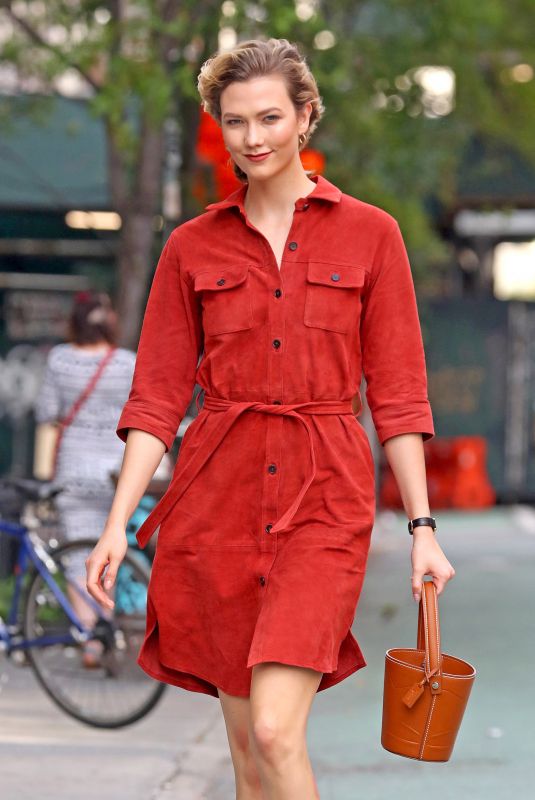 KARLIE KLOSS Out and About in New York 05/20/2019