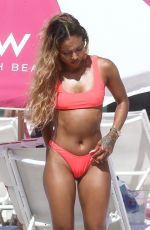 KARRUECHE TRAN in Bikini at a Beach in Miami 05/11/2019