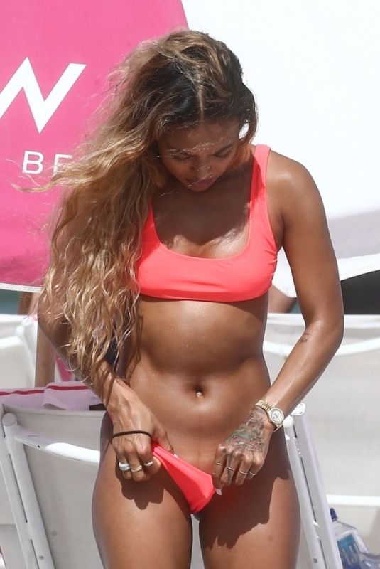 KARRUECHE TRAN in Bikini at a Beach in Miami 05/11/2019