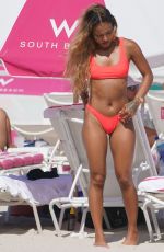 KARRUECHE TRAN in Bikini at a Beach in Miami 05/11/2019