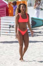 KARRUECHE TRAN in Bikini at a Beach in Miami 05/11/2019