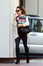 KATE BECKINSALE Having a Smoke Out in Los Angeles 05/21/2019