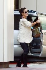 KATE BECKINSALE Having a Smoke Out in Los Angeles 05/21/2019